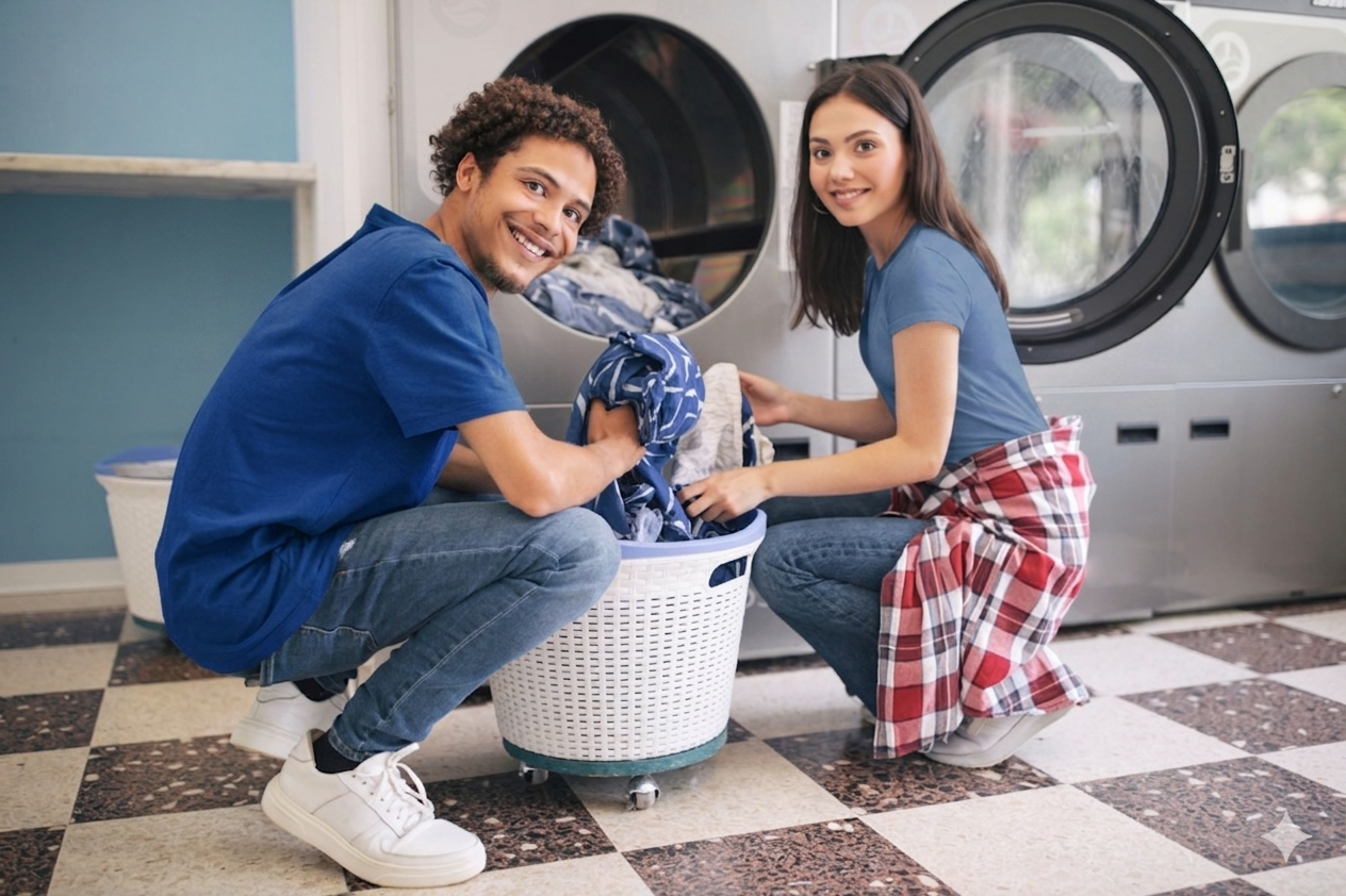 Laundry Couple Blue 3